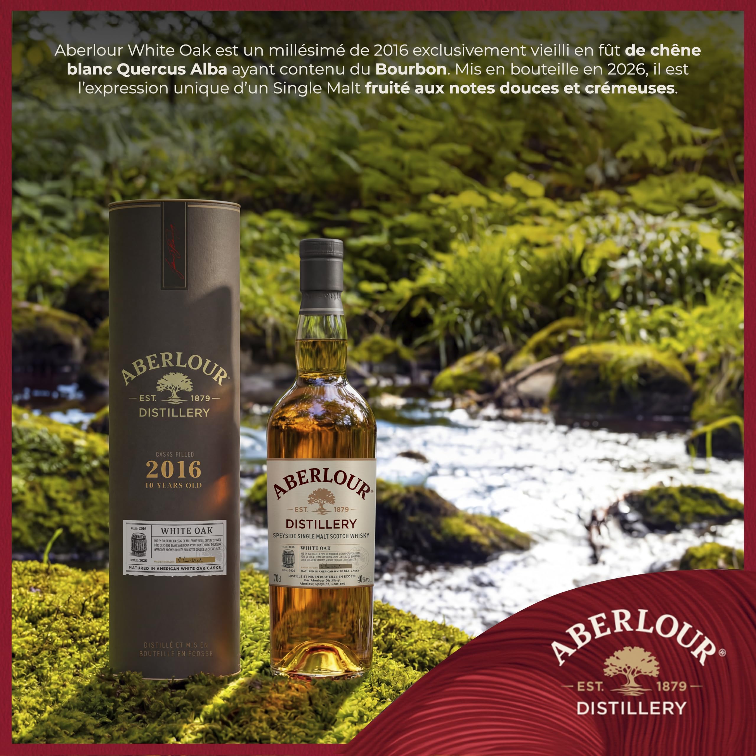 ABERLOUR White Oak Whisky Ecossais Single Malt - 40%, 70cl