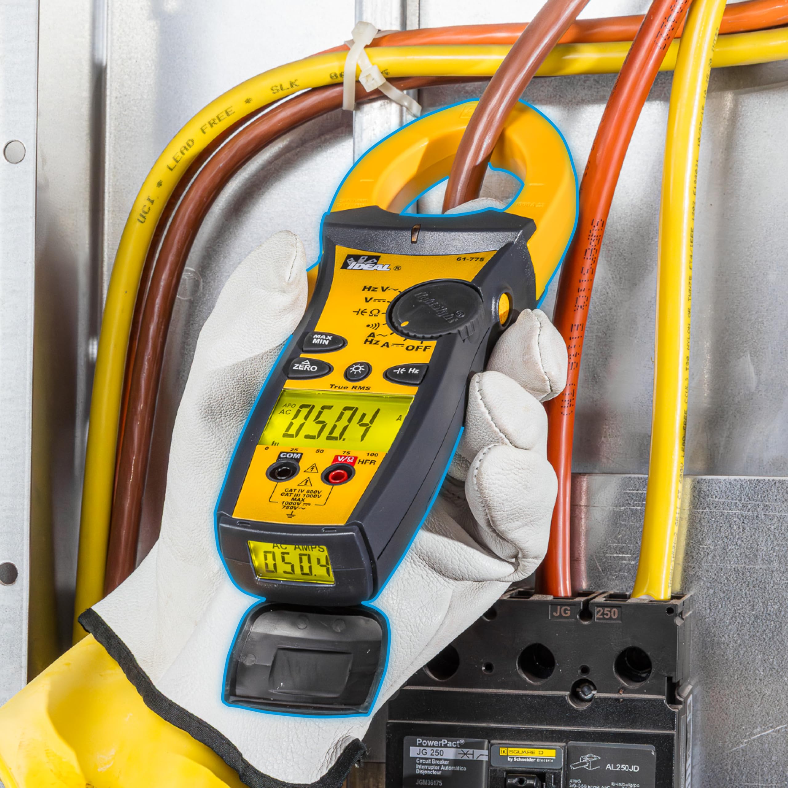 Ideal TightSight Clamp Meter - AC/DC Current Tester -8