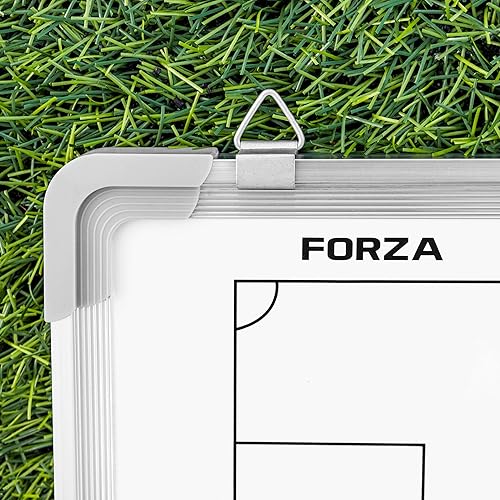 Miniatura 5 de FORZA Pizarra blanca de entrenamiento deportivo de doble cara de 18 x 12 pulgadas  13 opciones deportivas  Marcadores magnéticos, bolígrafo y