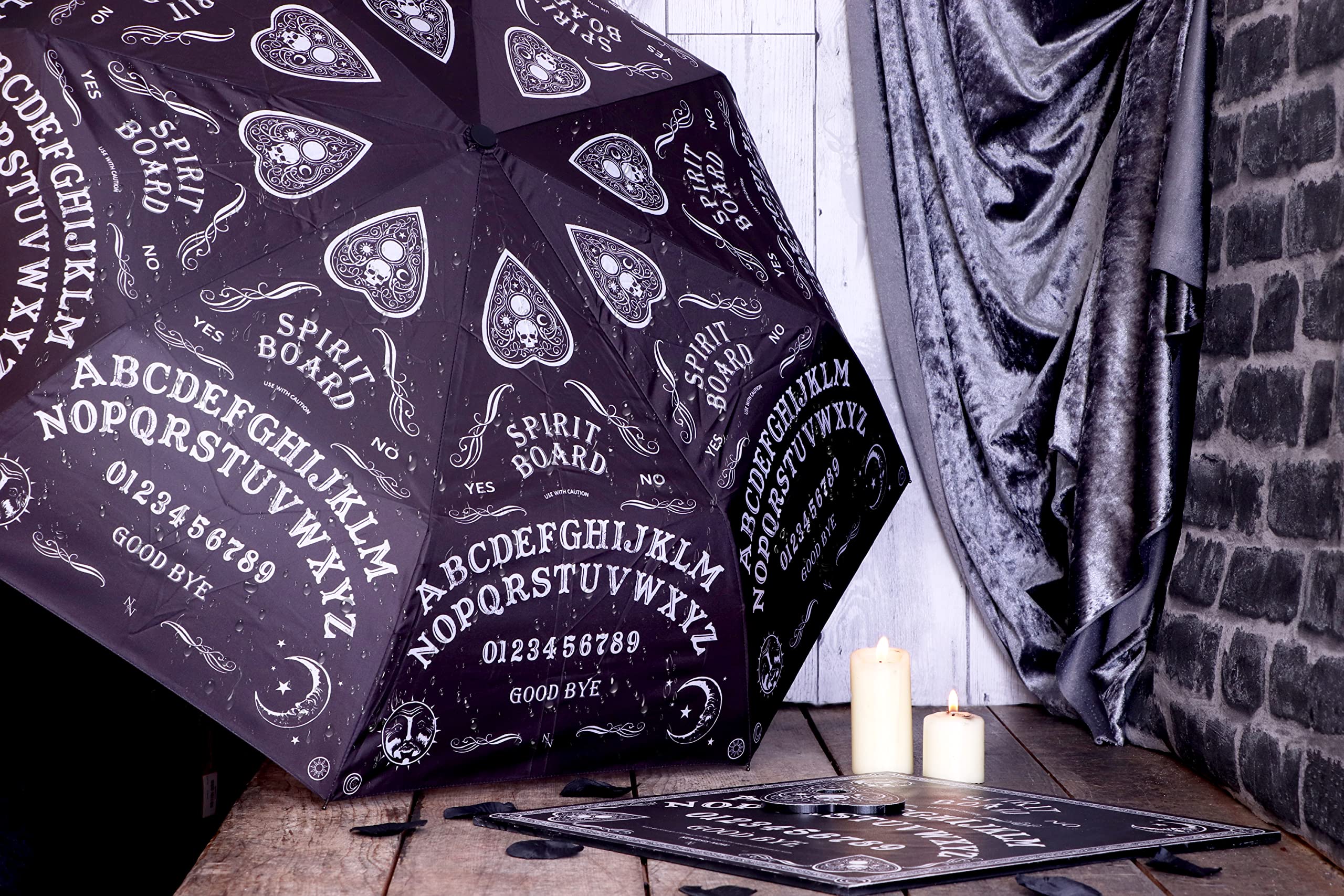Nemesis Now Parasol Spirit Board, czarny, 55 cm