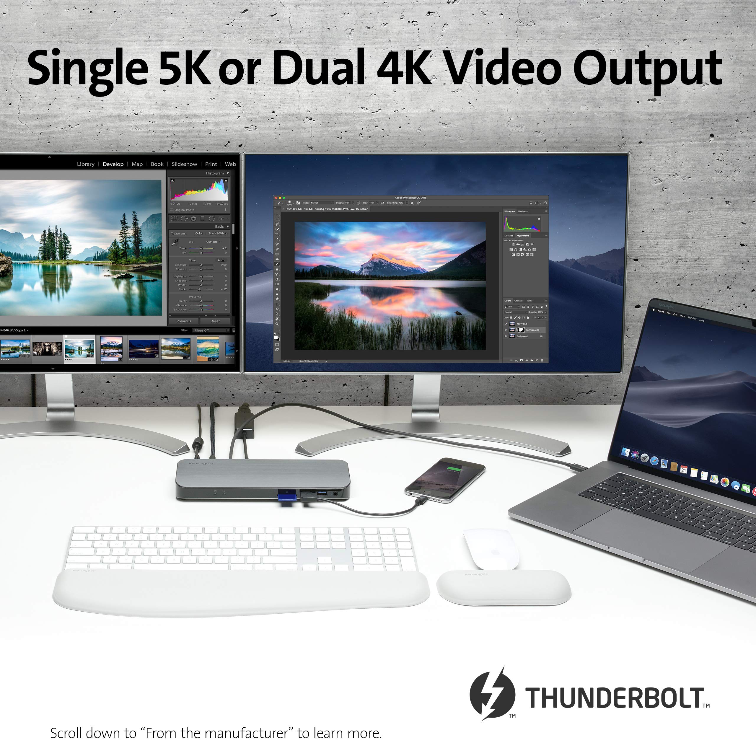 Amazon.co.jp: Kensington Thunderbolt 3 ドッキングステーション SD
