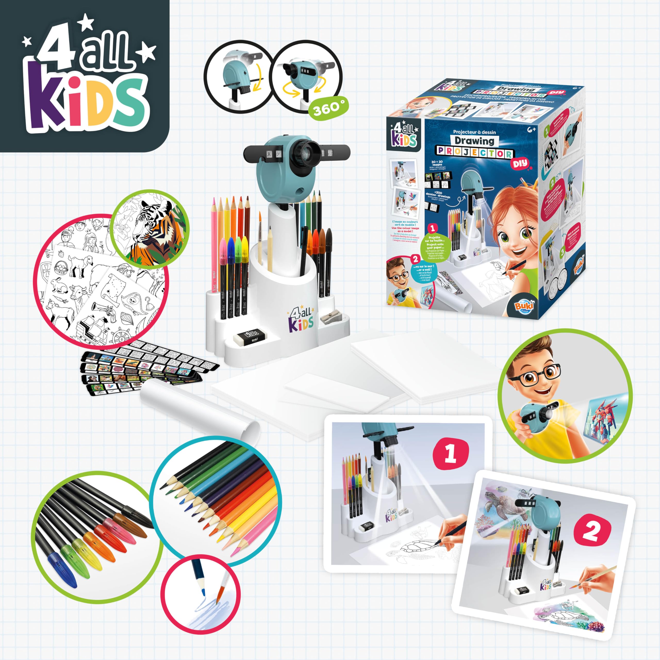 BUKI FK004 - Proyector de Dibujos