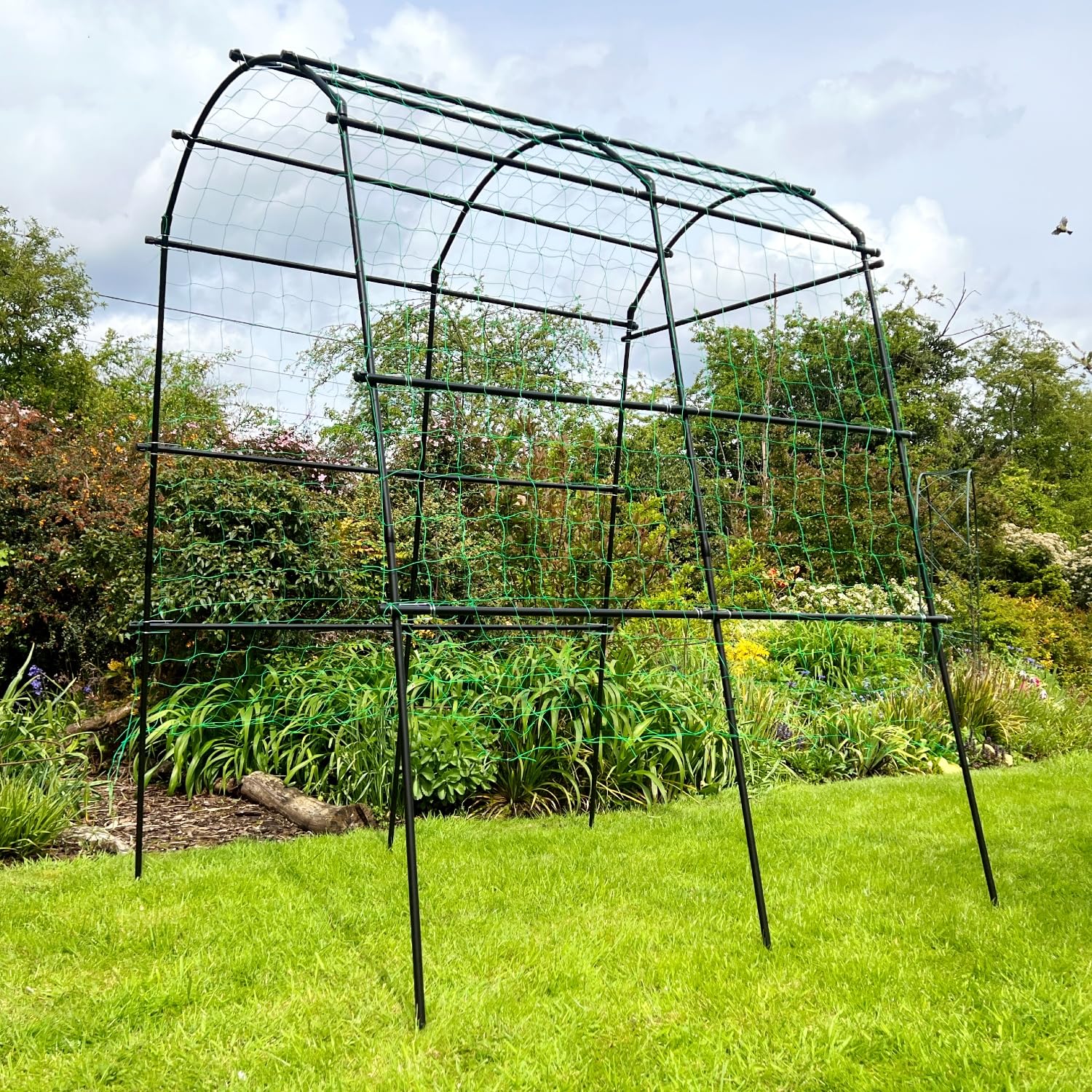 GardenSkill Grow Tunnel Trellis Support for Climbing Plants & Crops 180x230cm | Garden Arch Arbour Runner Bean Frame Fruit Cage | Tall Pergola for Squashes Melons Tomatoes Vines Raspberries Allotment