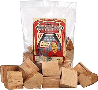 Axtschlag fumatori, pezzi di fumo di legna, ciliegio ciliegio, legno, 1,5 kg