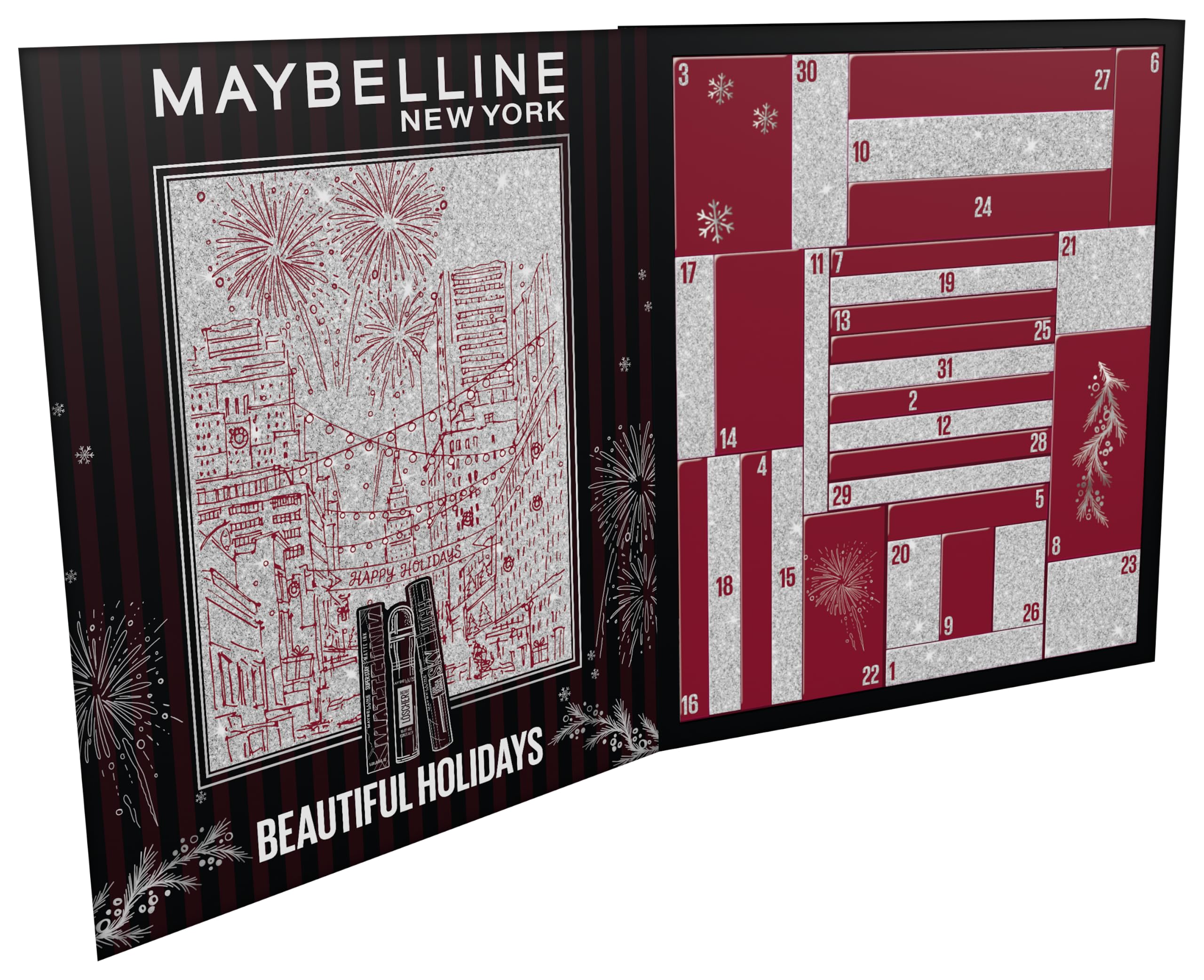 Maybelline New York Adventskalender 31-Türer 2026