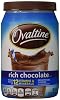 Ovaltine Rich Chocolate Drink Mix, Powdered Drink Mix for Hot and Cold Milk, 12 OZ Canister
