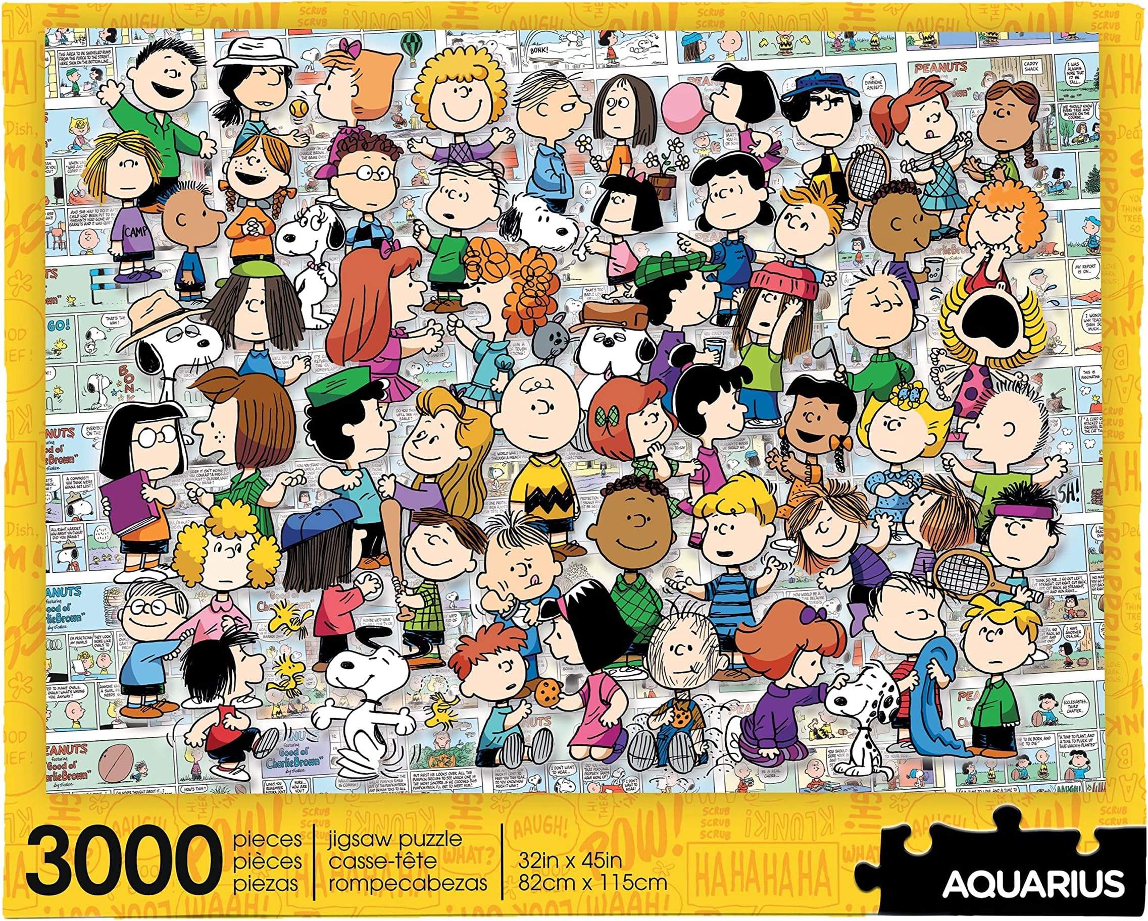 Peanuts Cast GIANT jigsaw puzzle (3000 Pieces) 1150mm x 820mm (nm)