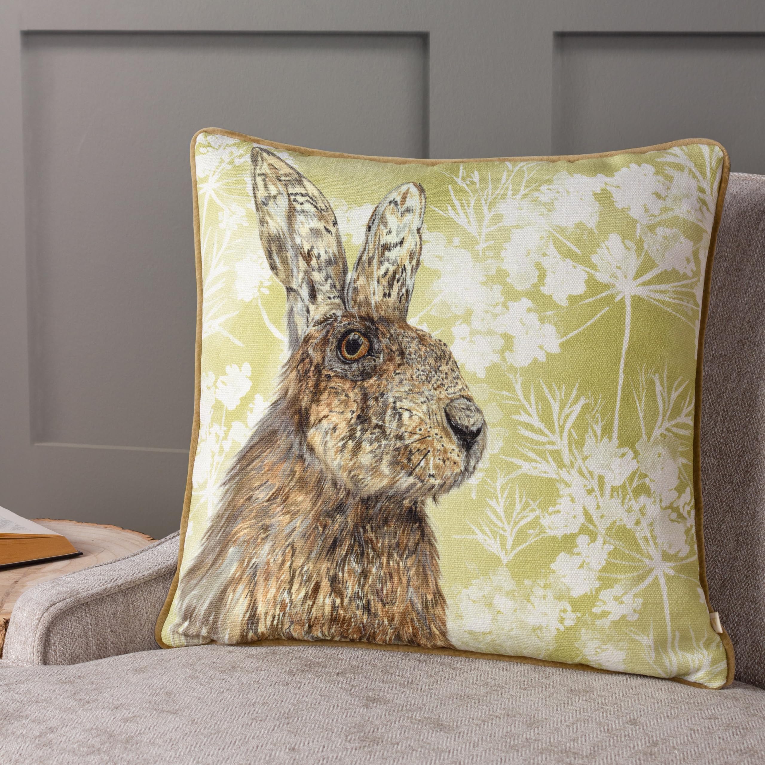 furn. Wylder Nature Manor Hare Feather Filled Cushions Twin Pack