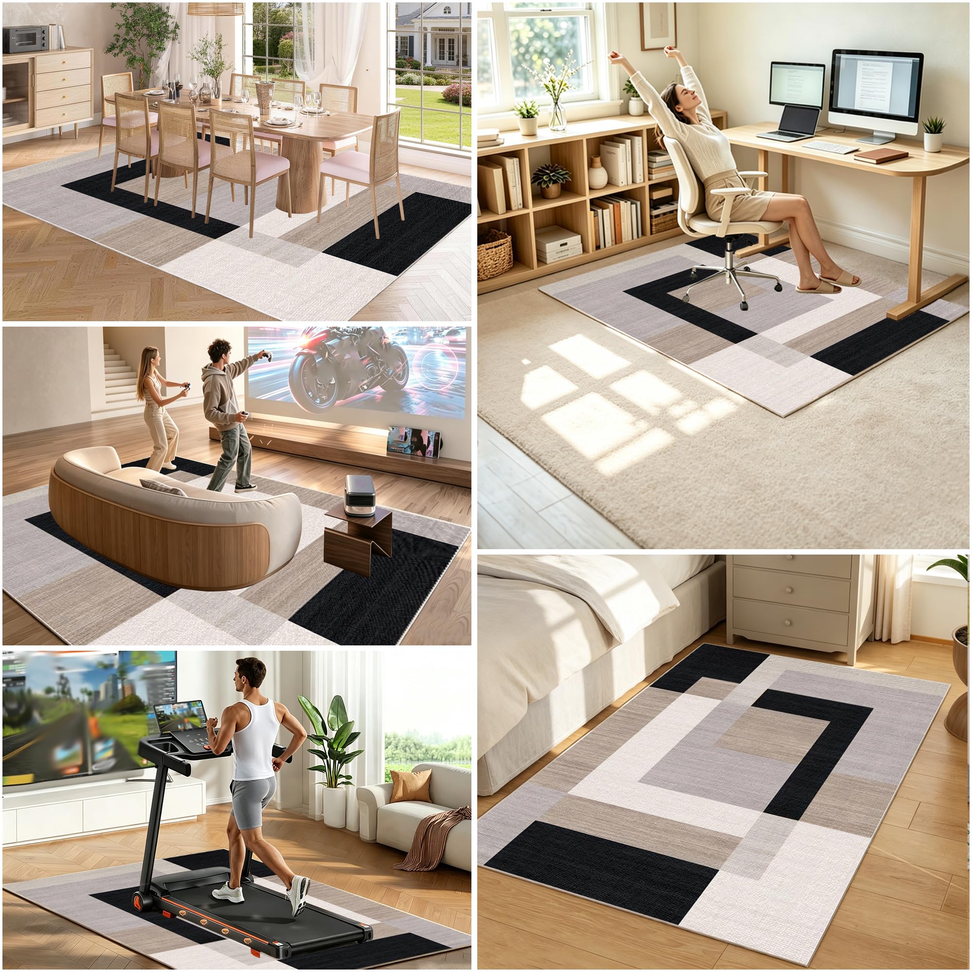 Alfombra para Silla de Escritorio 150 x 190 cm