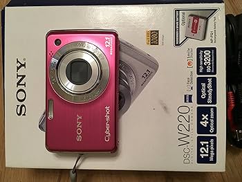 美品SONY Cyber-shot DSC-W220（ピンク）デジタルカメラ Sony Cyber-shot DSC-W220 12.1MP Digital Camera - Pink for sale
