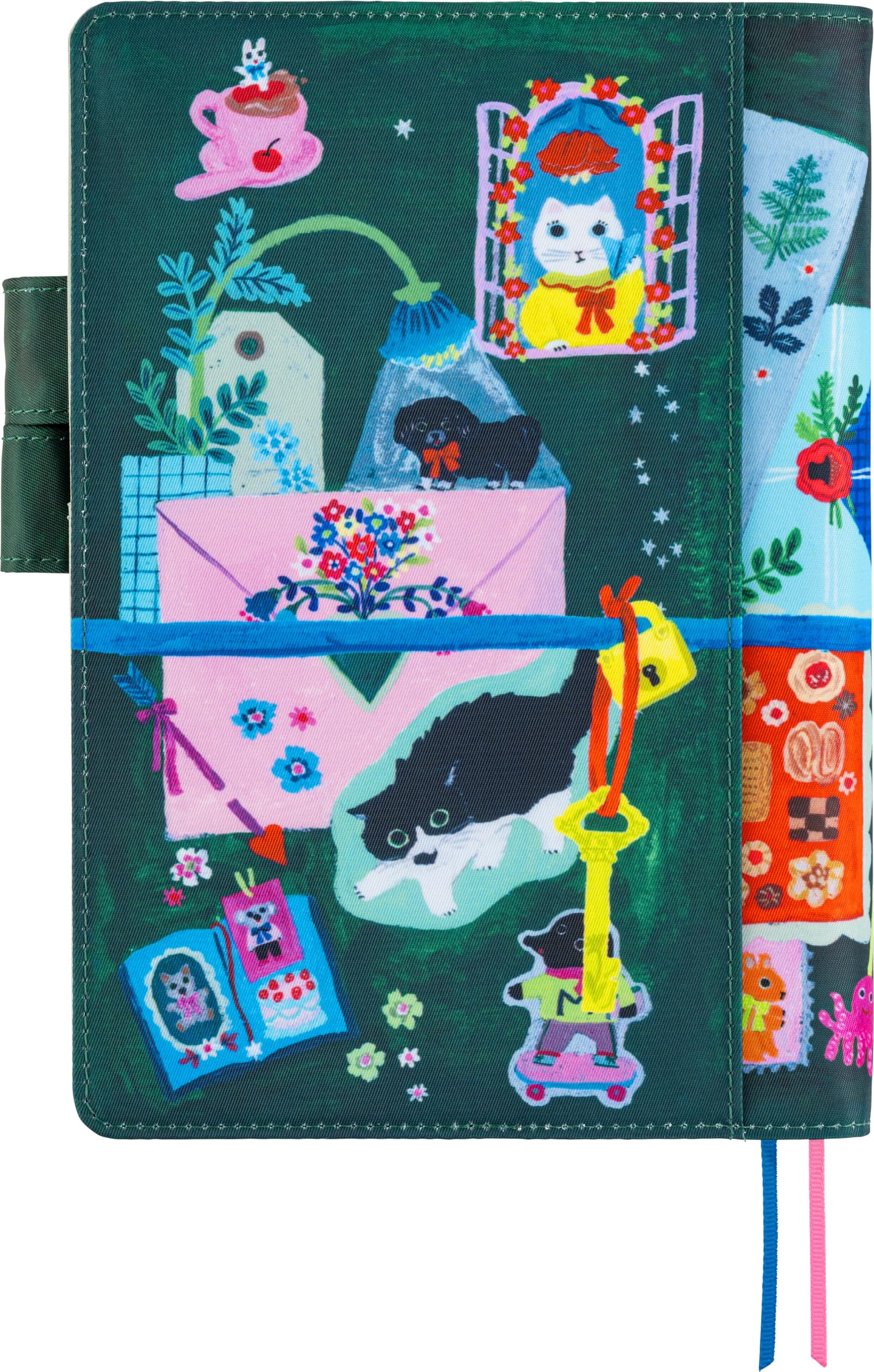 Amazon | ほぼ日手帳 カズン(A5)手帳カバー 北岸由美/おてがみ 