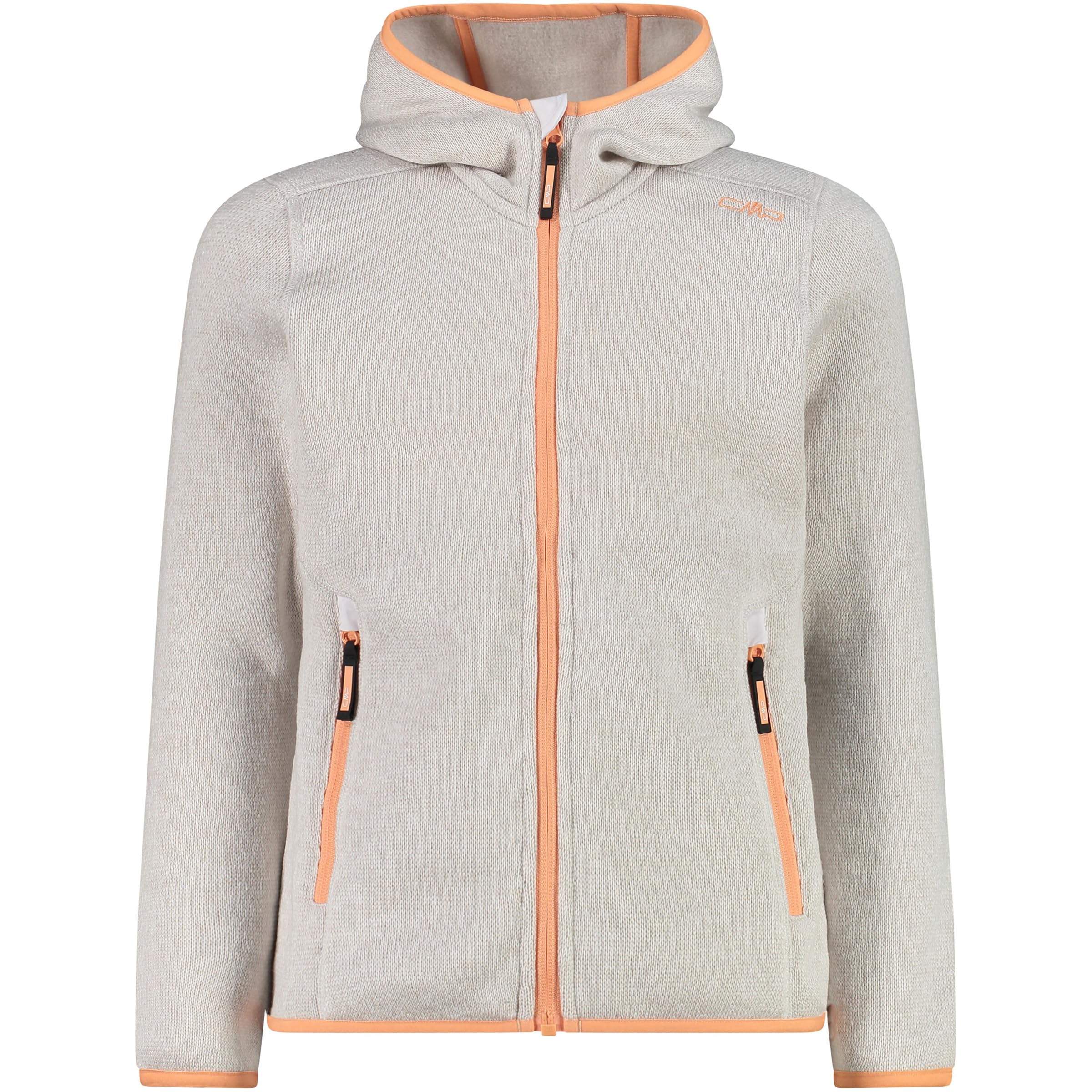 CMP Mädchen Jacke Fleecejacke Outdoorjacke Strickjacke Knit-Tech