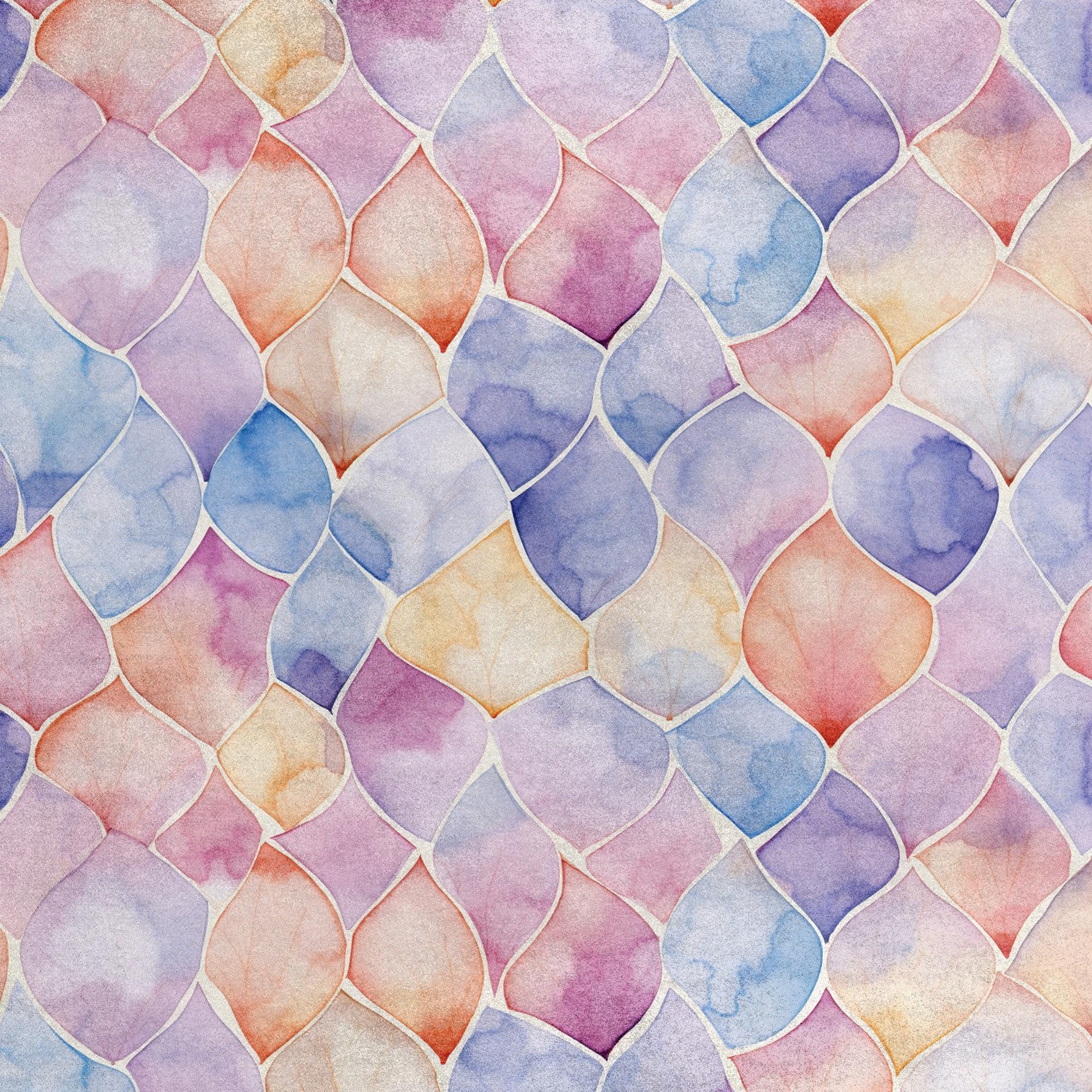 HEKO PANELS Tkanina velvet obiciowa drukowana, Łuski, 5 metrów 140 x 500 cm