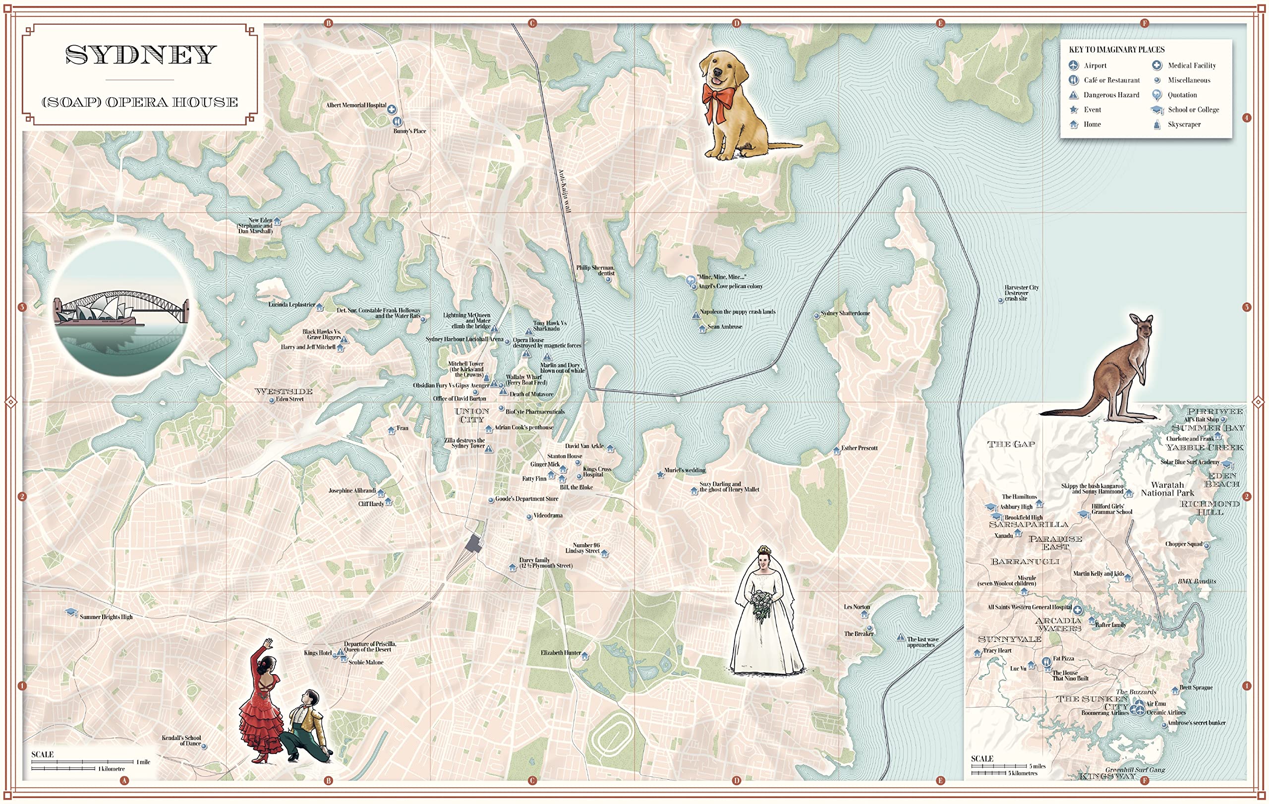 Atlas of Imagined Cities: Who lives where in TV, books, games and movies?: Volume 2 (Atlases of the Imagination)