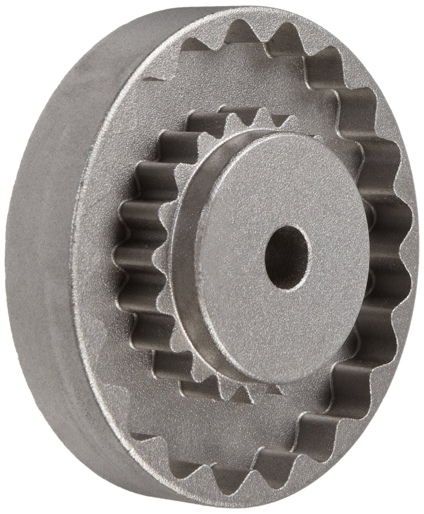 Martin 6S PB Quadraflex Coupling Flange, Sintered Steel, Inch, 0.625