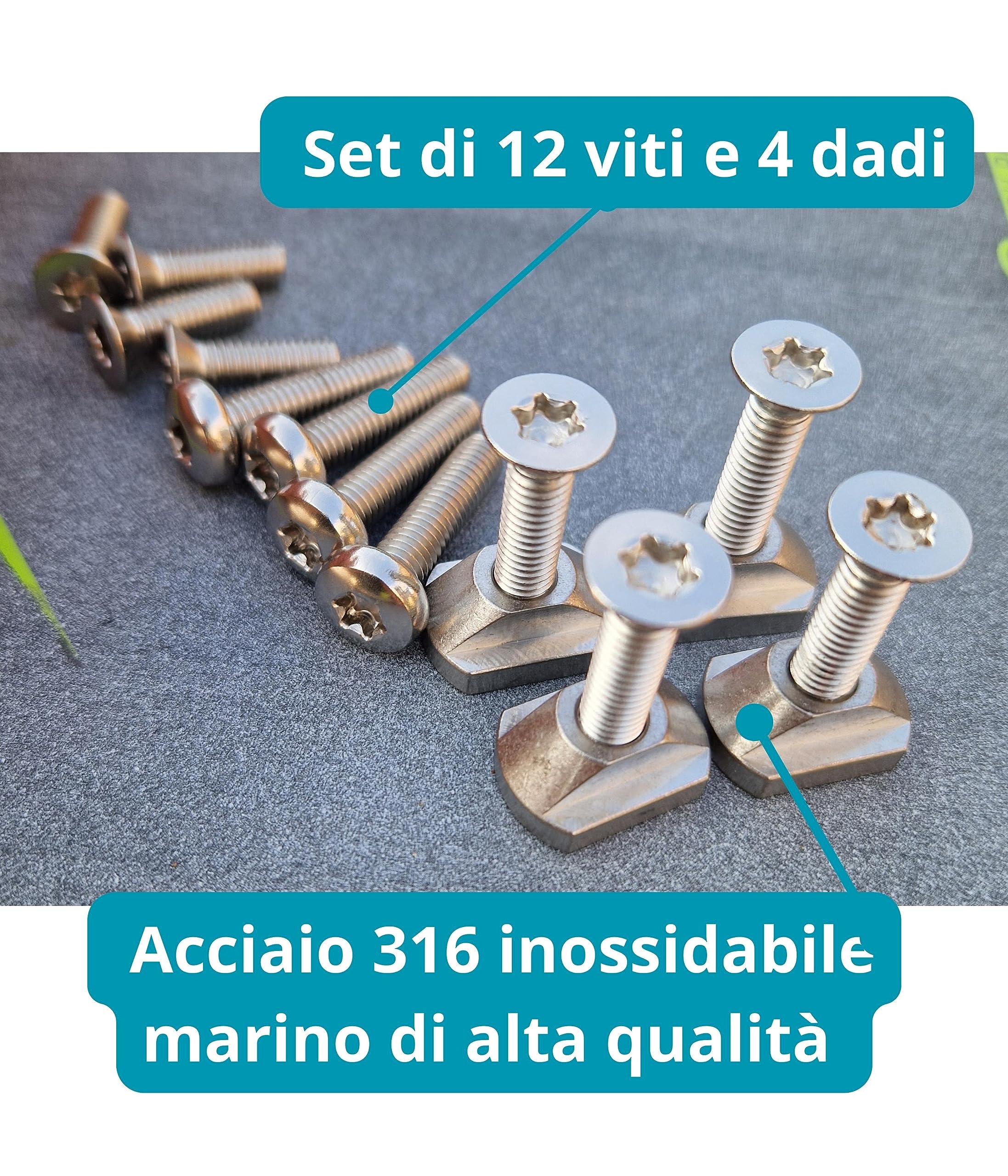 Viti Testa Esagonale In Acciaio Inox - 25 Pezzi, Misura 5/16-18 X 1/2", Testa Esagonale Cava, Per Fissaggi Precisi Viti A Bussola