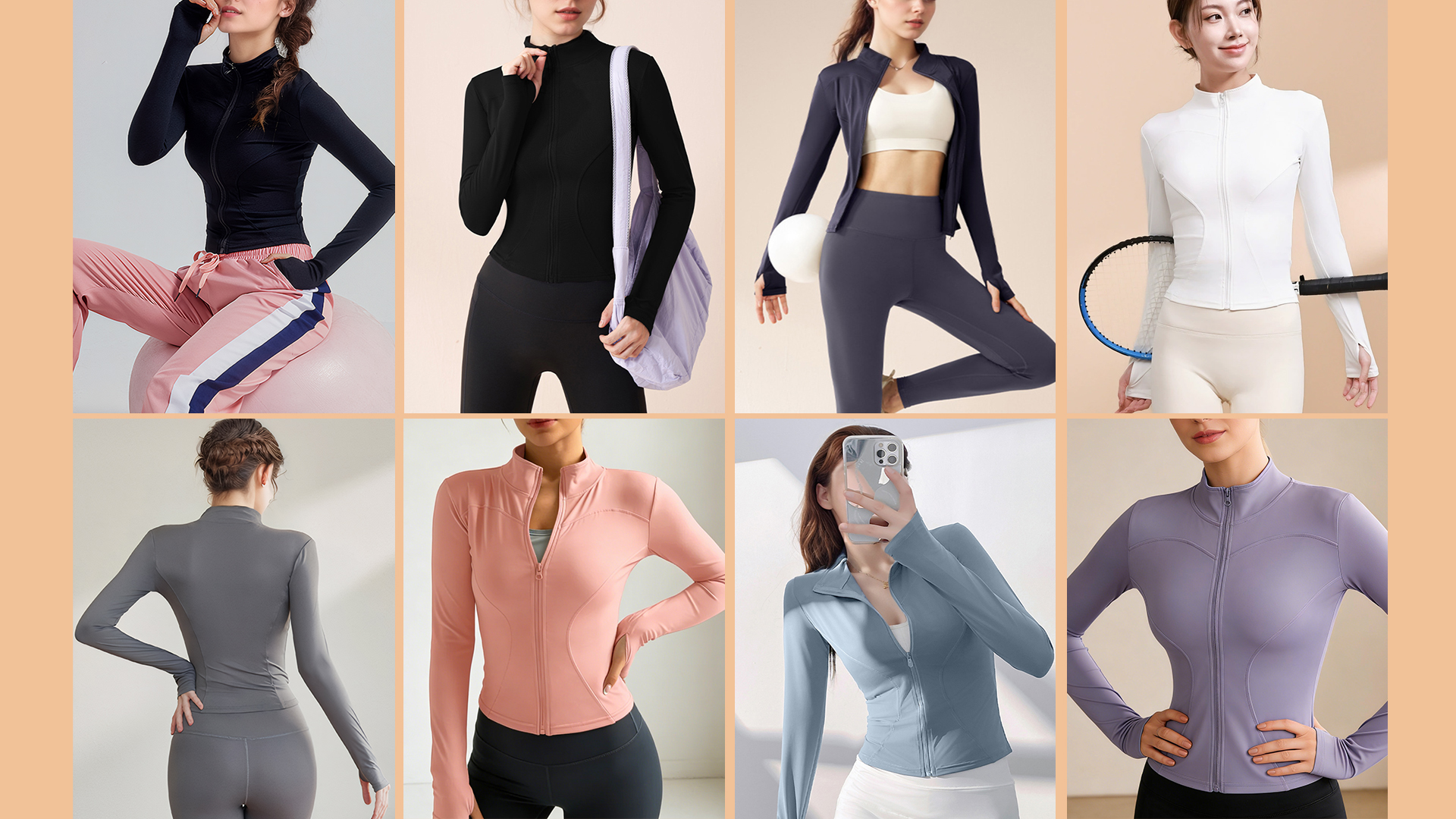 Bestisun Maglietta Maniche Lunghe Donna - Top Yoga E Corsa Con Schiena Aperta E Ventilata - Leggero E Traspirante