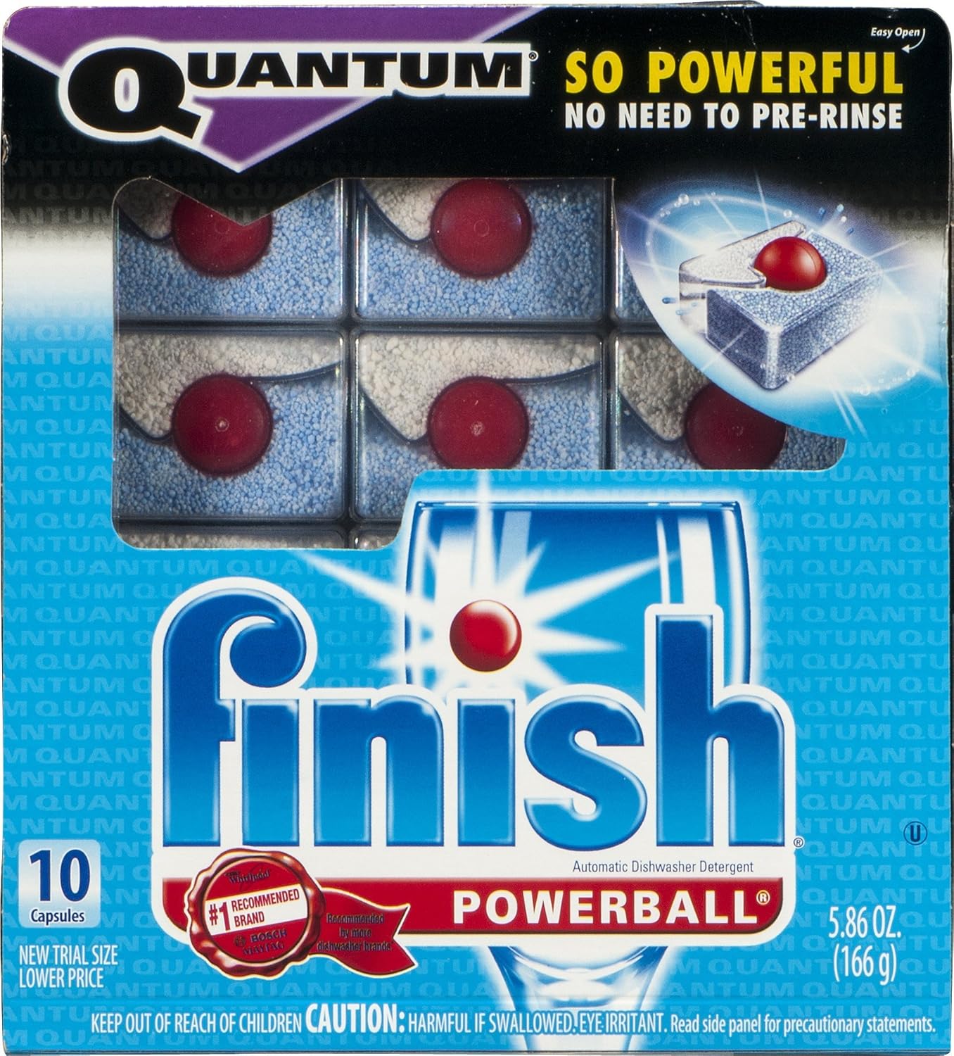 Finish Quantum Powerball Automatic Dishwasher Detergent 10 CT Health & Household