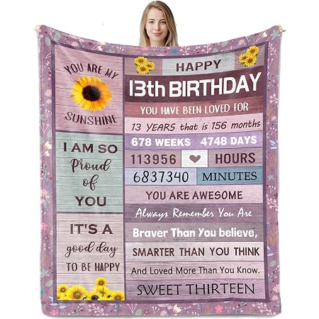 Sweet 13th Birthday Gifts For Girls - Gift For Daughter