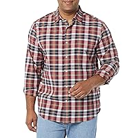 Amazon Essentials Camicia in Popeline Elasticizzato A Manica Lunga dalla vestibilità Regolare Uomo