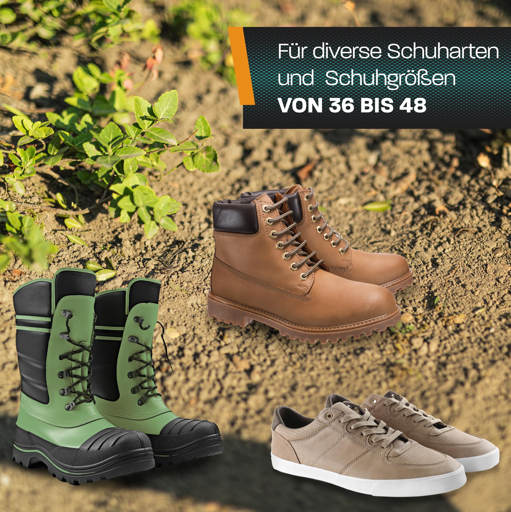 Hinrichs Buty do Napowietrzania Trawnika - Buty aeracyjne - Buty do Napowietrzania Trawnika z Elastycznym Regulowanym Paskiem - Buty z kolcami do Ręcznego Napowietrzania Gleby - Aeratory trawnika