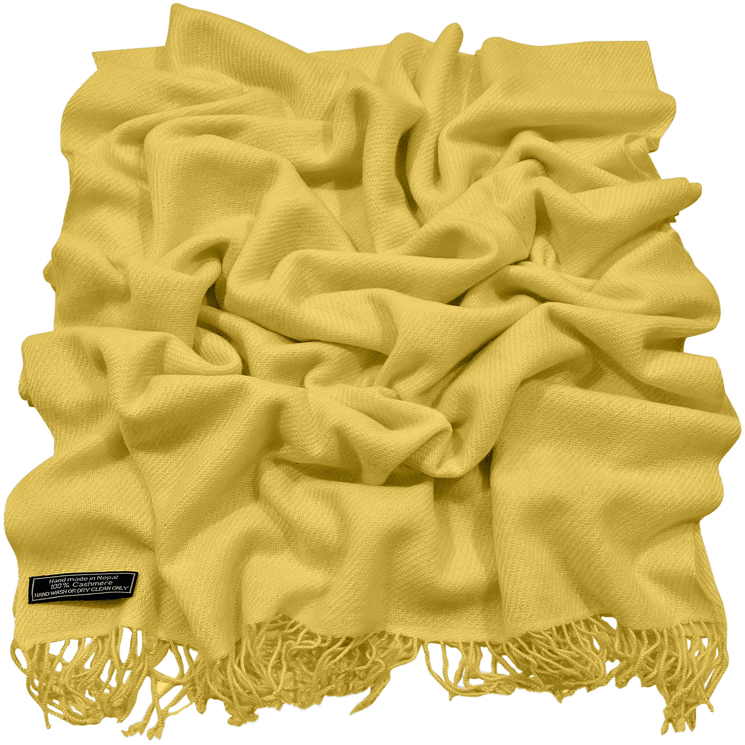 CJ Apparel Damen Schal aus 100% Kaschmir, Handgefertigt in Nepal Pashmina-Schal (1er Pack)