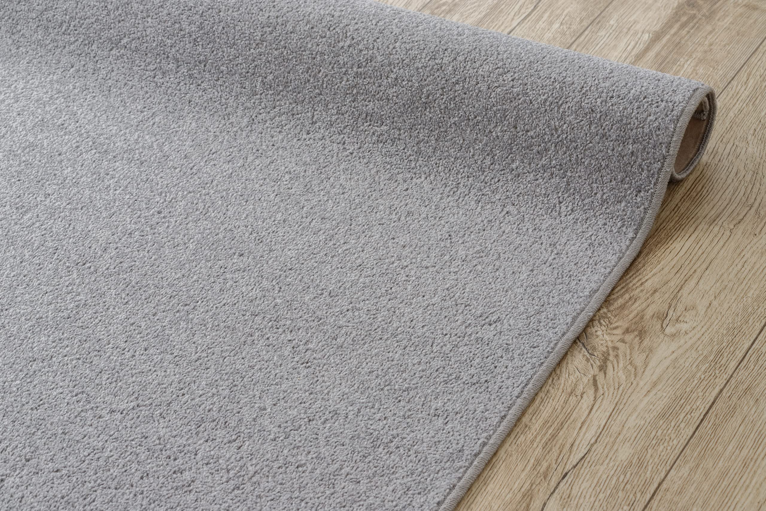 rugsx Tapis de Couloir Eton pour la Cuisine, Le Hall, Le Couloir, l'entrée, Solide, Classique, Argent 70x500 cm