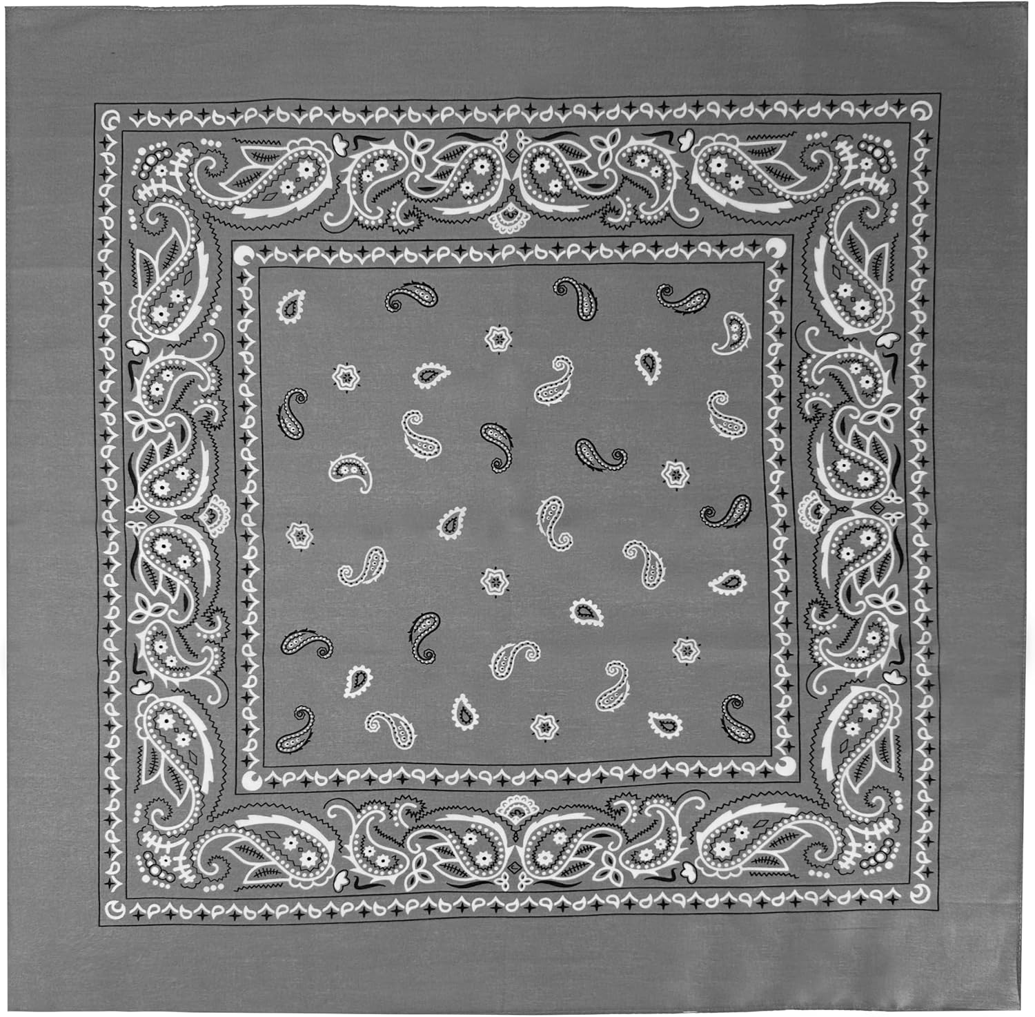 Every-ville Cotton Bandana Handkerchief for Men & Women, 1 Pack