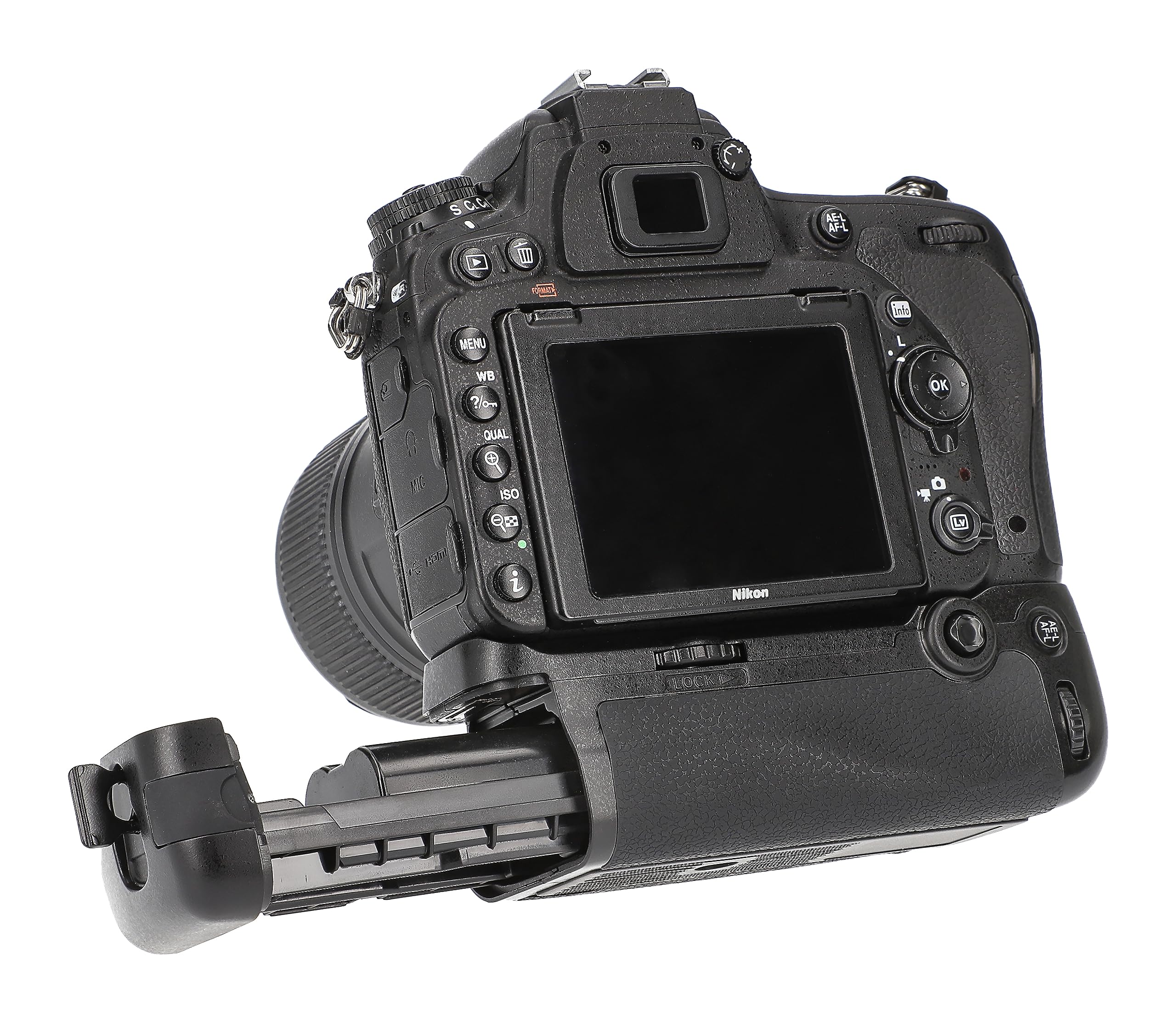 ayex Uchwyt do baterii Nikon D750 (podobny do MB-D16) + 2 x akumulator EN-EL15 + podwójna ładowarka USB - pakiet promocyjny w korzystnej cenie uchwyt akumulatora zestaw akcesoriów 3-częściowy 100% kompatybilny