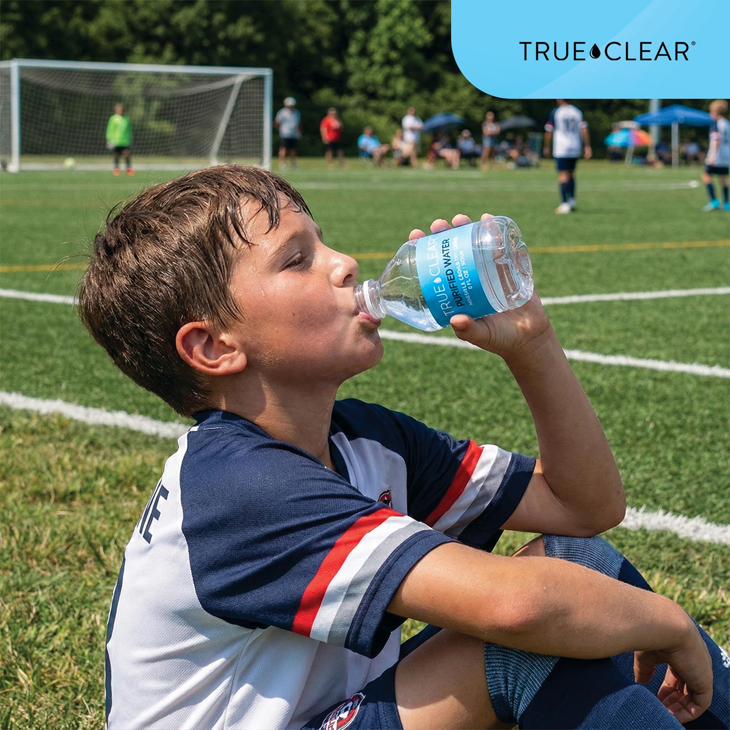 True Clear Purified Drinking Water BPA-Free Bottles Mineral Enhanced Hydration Eco-Air Recyclable Packaging 8 Fl Oz 24 Pack — view 7
