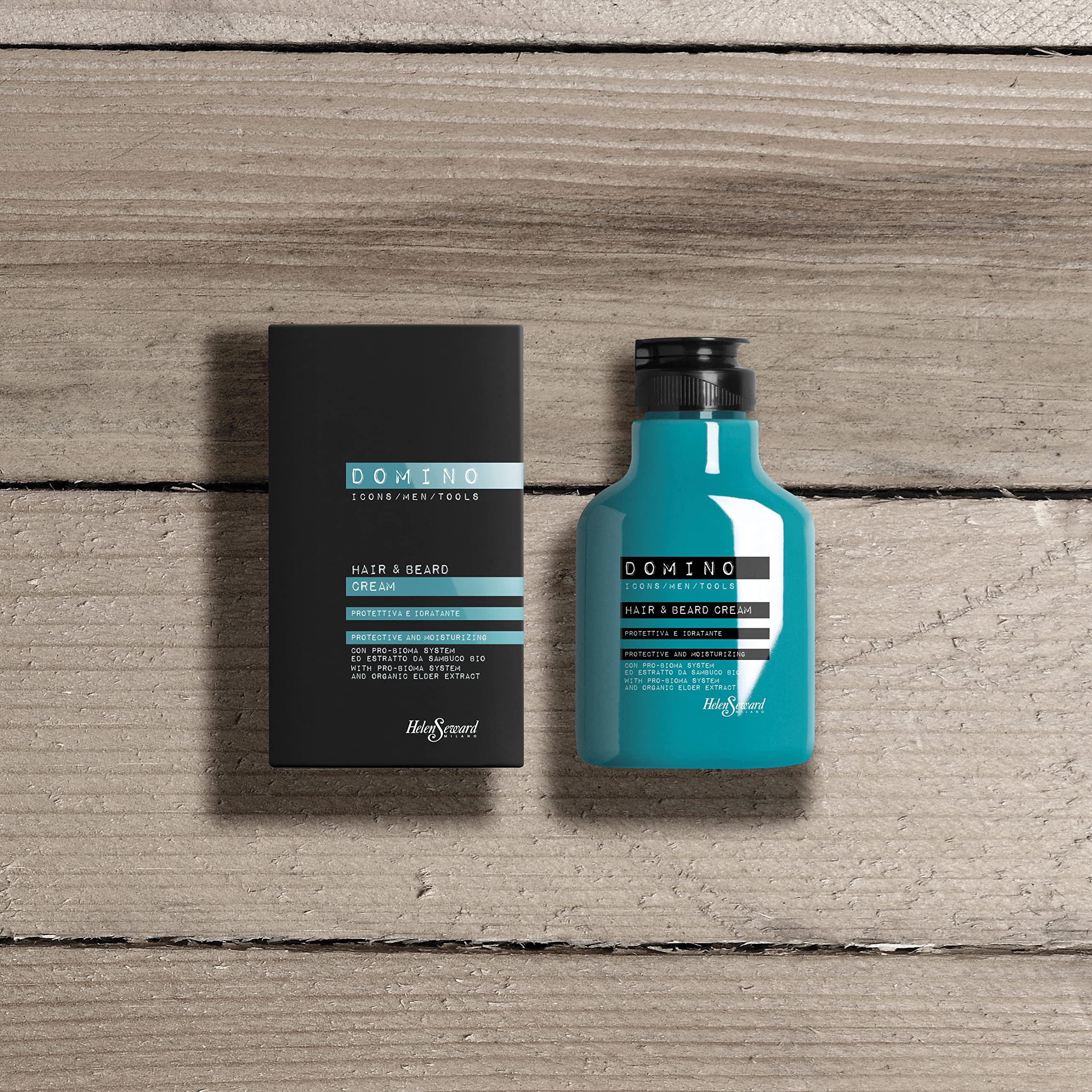 HELEN SEWARD DOMINO HAIR AND BEARD CREAM 100 ML HOLIDAY GIFT PRESENTS FOR HIM
