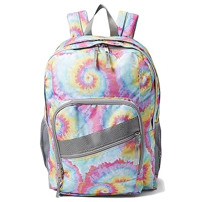 L.L.Bean Kids Kids Deluxe Book Pack 37L Print Backpack Bags Tie Dye Print, Polyester