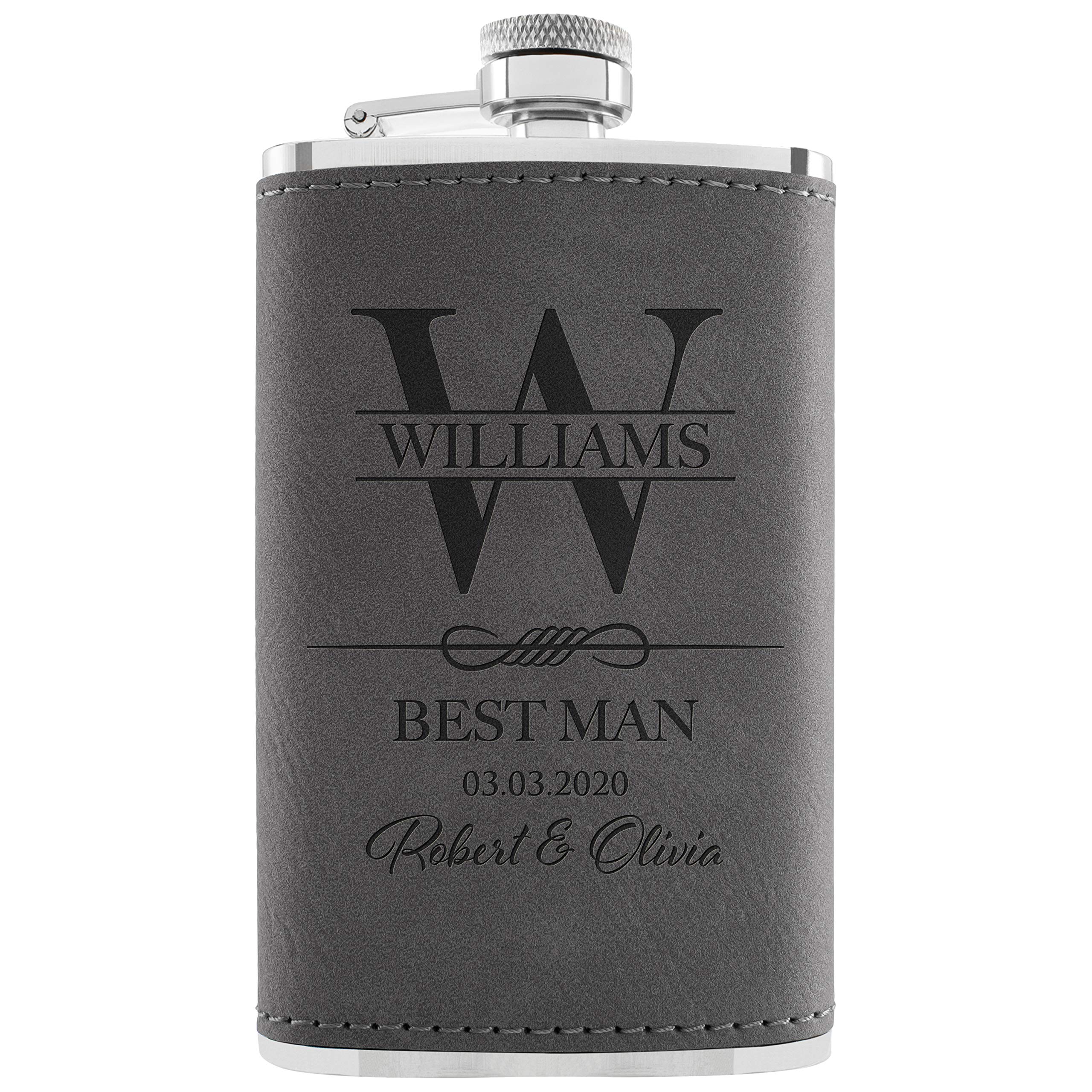 UNITED CRAFT SUPPLIES Personalized Hip Flask