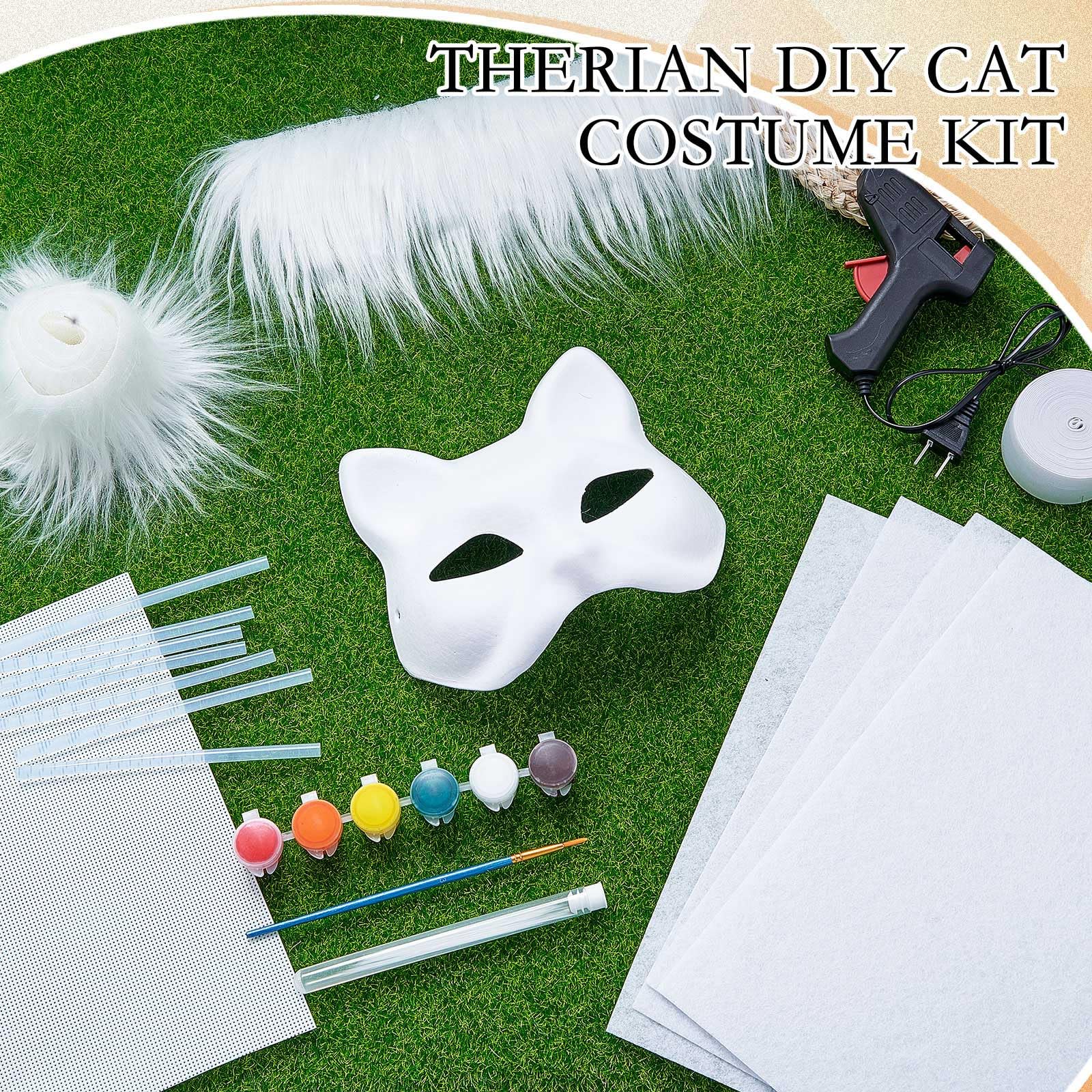 Kit De 42 Masques Therian à Faire Soi-même, Ensemble D