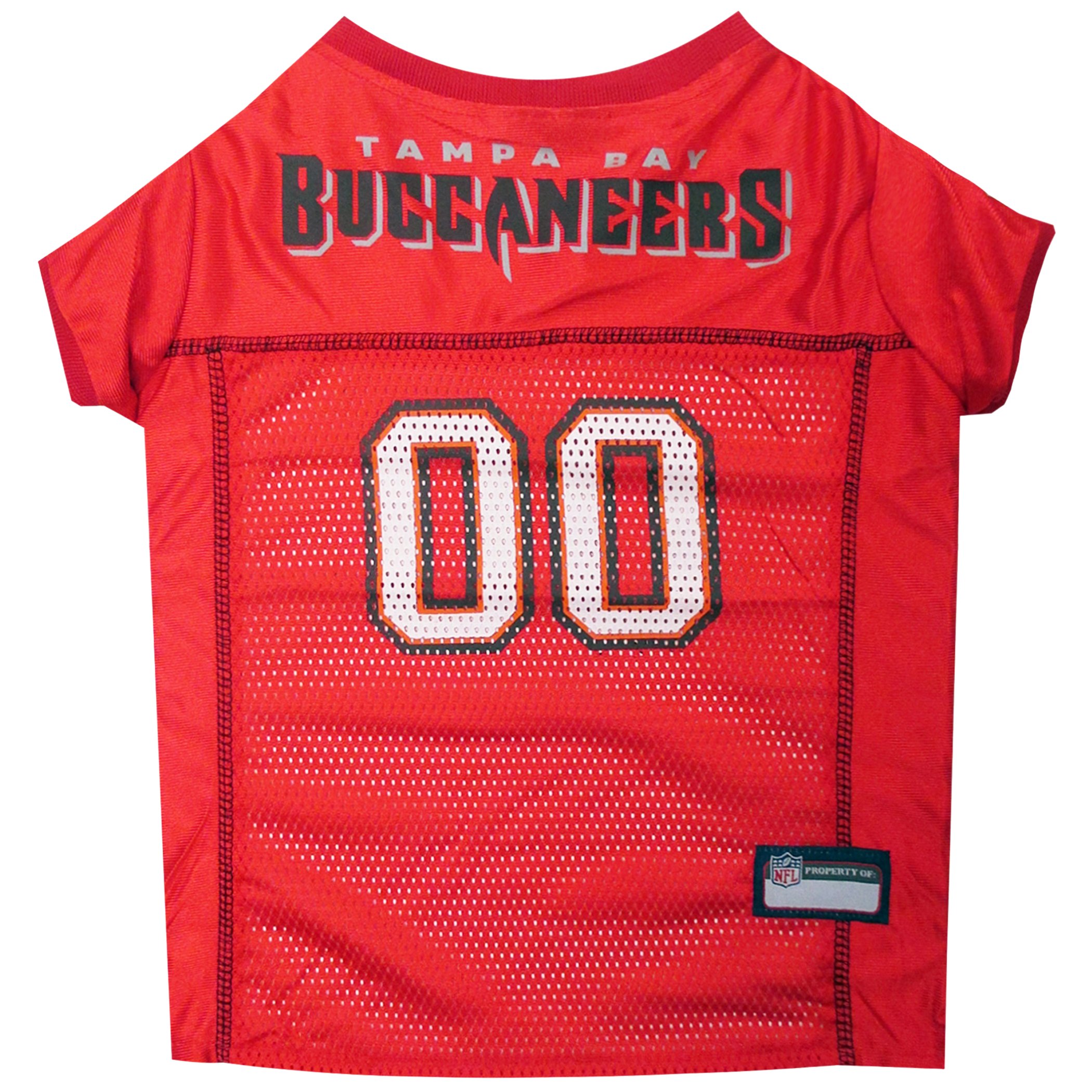 Maillot pour chien Tampa Bay Buccaneers Mirage NFL rouge et noir