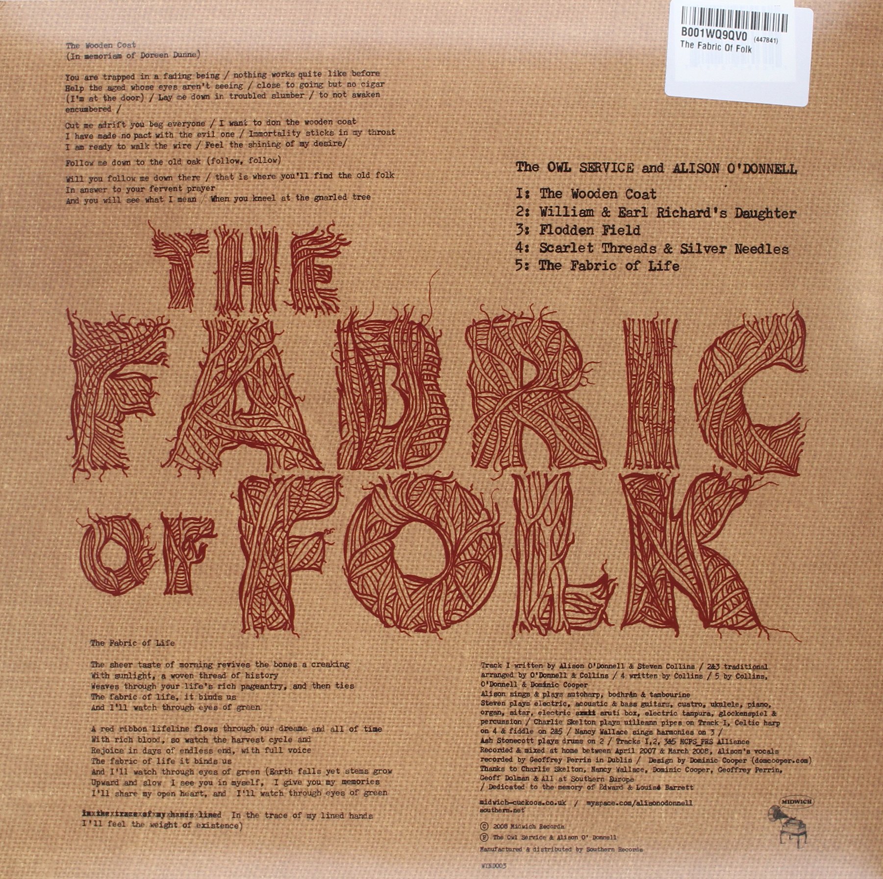 O'Donnell-Fabric Of Folk