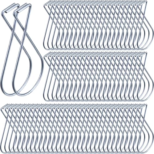 Ganchos para azulejos clips de barra en T para oficina, aula, hogar y decoración de bodas, letrero colgante de rejilla suspendida (30)