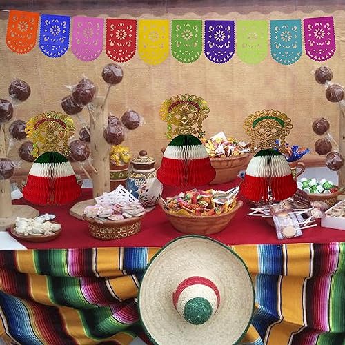 Miniatura 2 de Centros de mesa de muñeca LELE para decoraciones de fiesta, paquete de 4, decoraciones de fiesta de muñeca de vestido de panal  decoraciones de