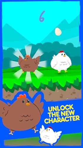 Tiny Chicken: Bouncy Egg Dash - populares super simples jogos divertidos para livre (2018) sem wi-fi