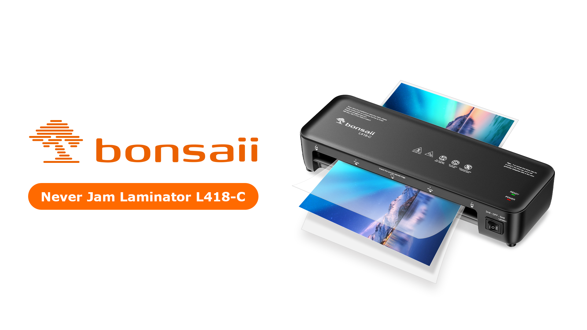 Watch Bonsaii laminator machine on Amazon Live