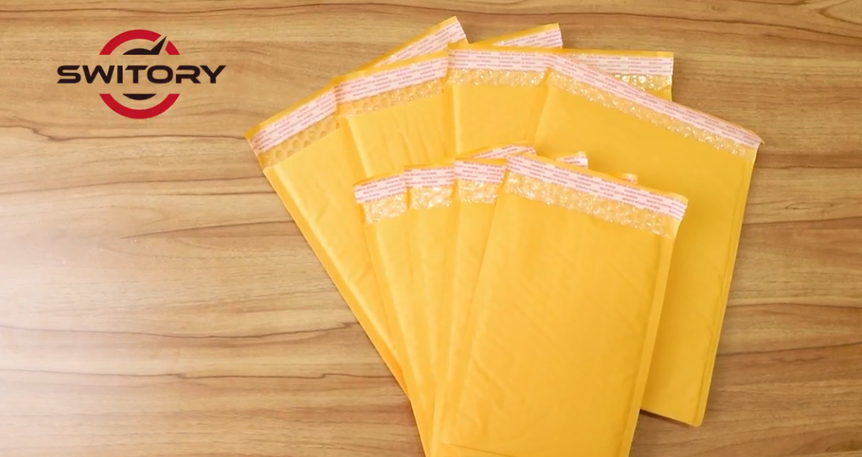 50 Buste Imbottite Kraft Bubble Mailer A5 15.3x26.9cm - Autosigillanti Per Spedizioni, Oro - Foto 7