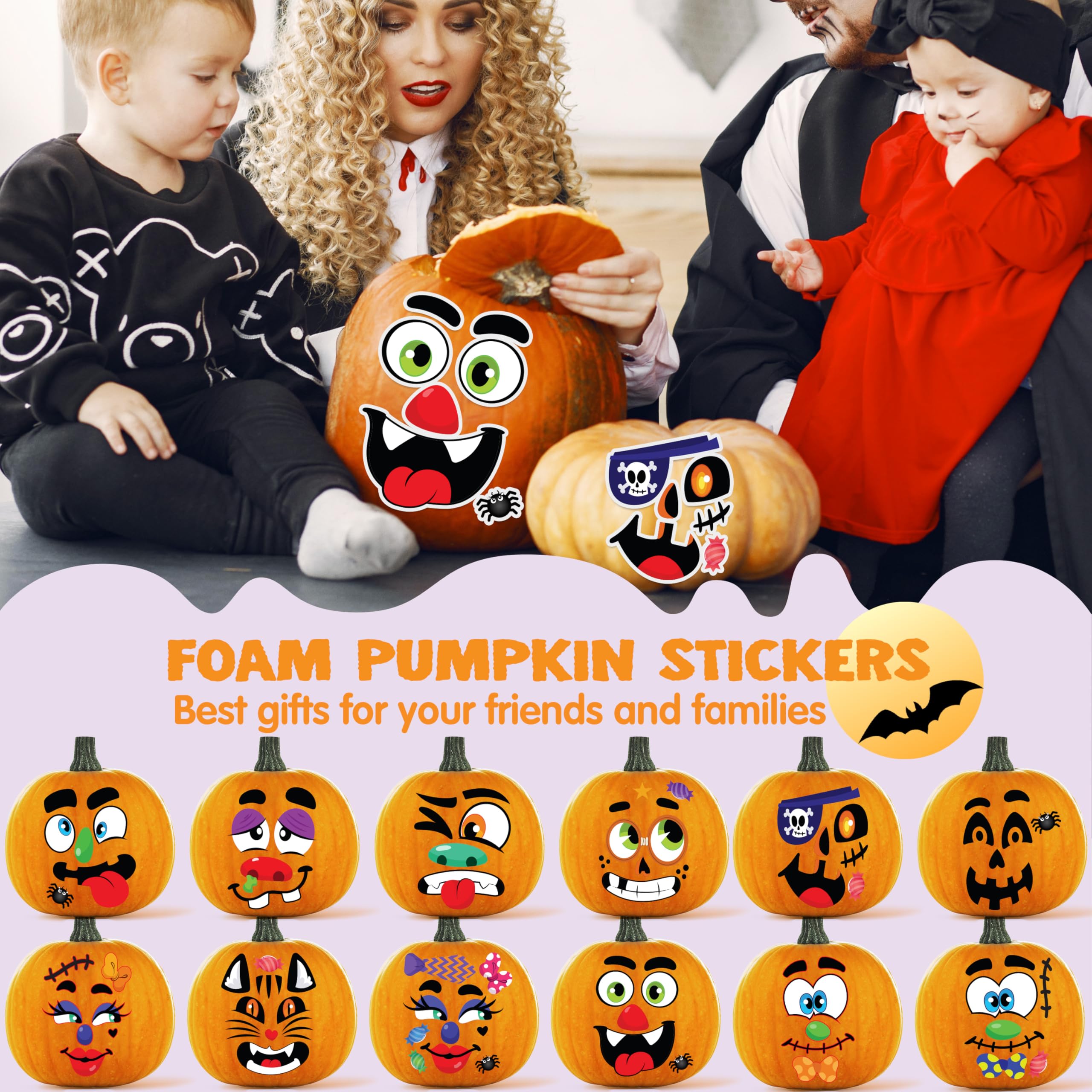 Décoration De Table Halloween En Bois Citrouille REF/DEK0668