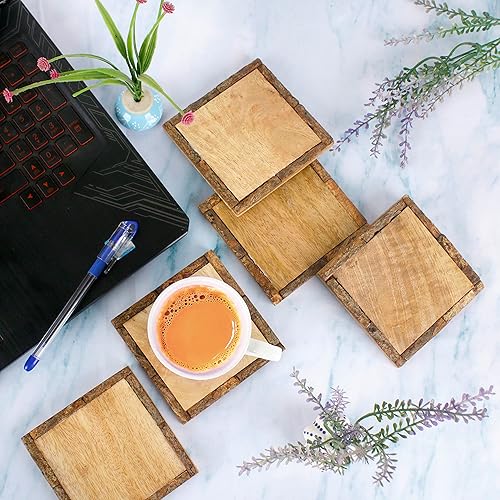 Miniatura 4 de Juego de 12 posavasos, rebanadas de madera natural, discos redondos de madera, corteza de árbol, círculos de madera para manualidades, manualidades,