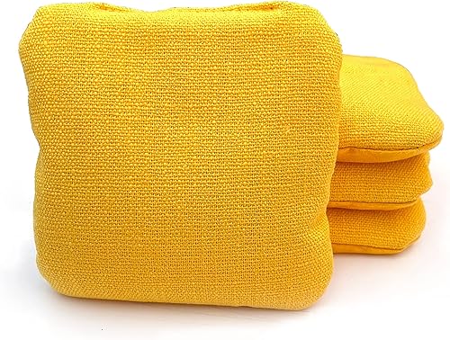 Miniatura 10 de Bolsas de Cornhole profesionales de doble cara, 16 onzas, 6 x 6 pulgadas con relleno de resina de alta calidad, bolsas de frijoles profesionales