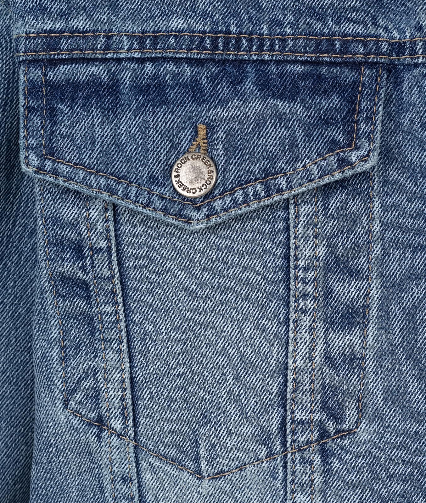 Rock Creek D-480 - Giacca in jeans da donna stile boyfriend