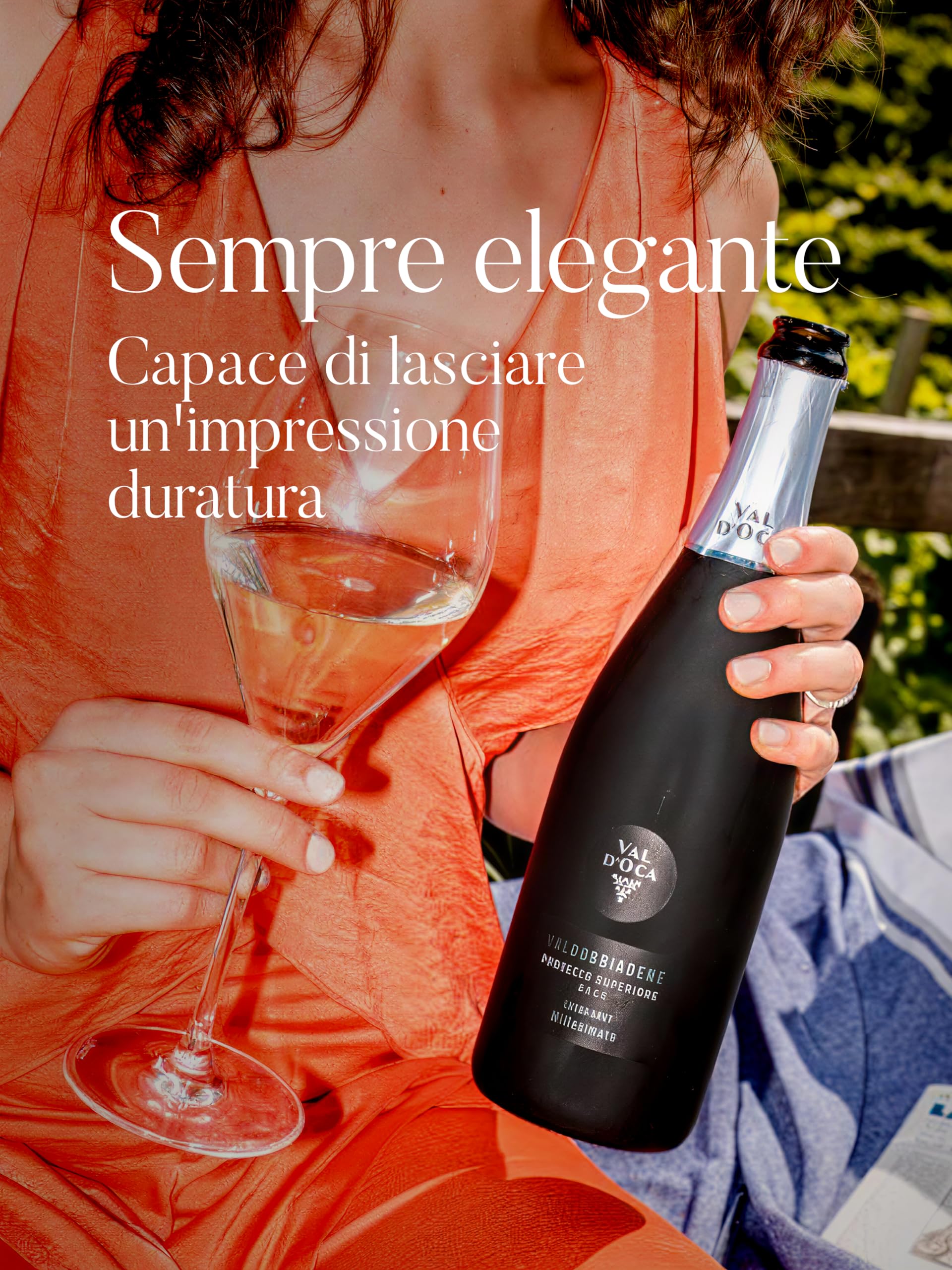 VAL D'OCA - Extra Brut Millesimato - Valdobbiadene Prosecco Superiore DOCG Extra Brut Millesimato - 6 Bottiglie da 750 ml