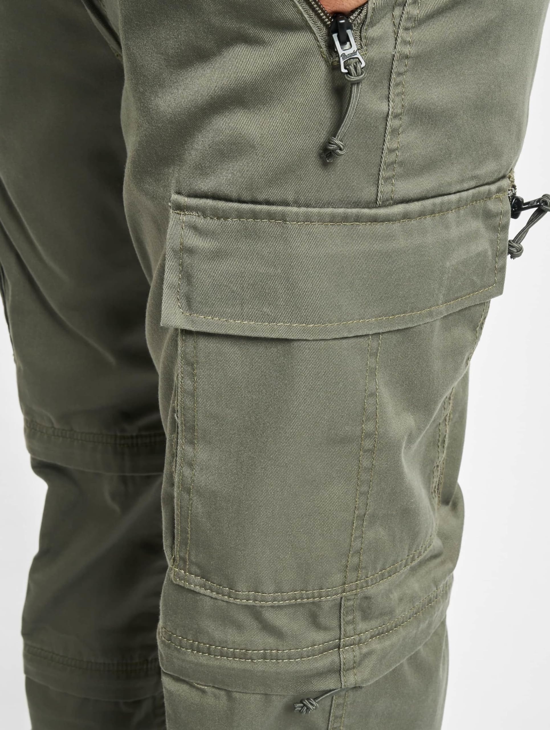 Brandit Savannah Uomo Pantaloni Modello Cargo Nero Straight