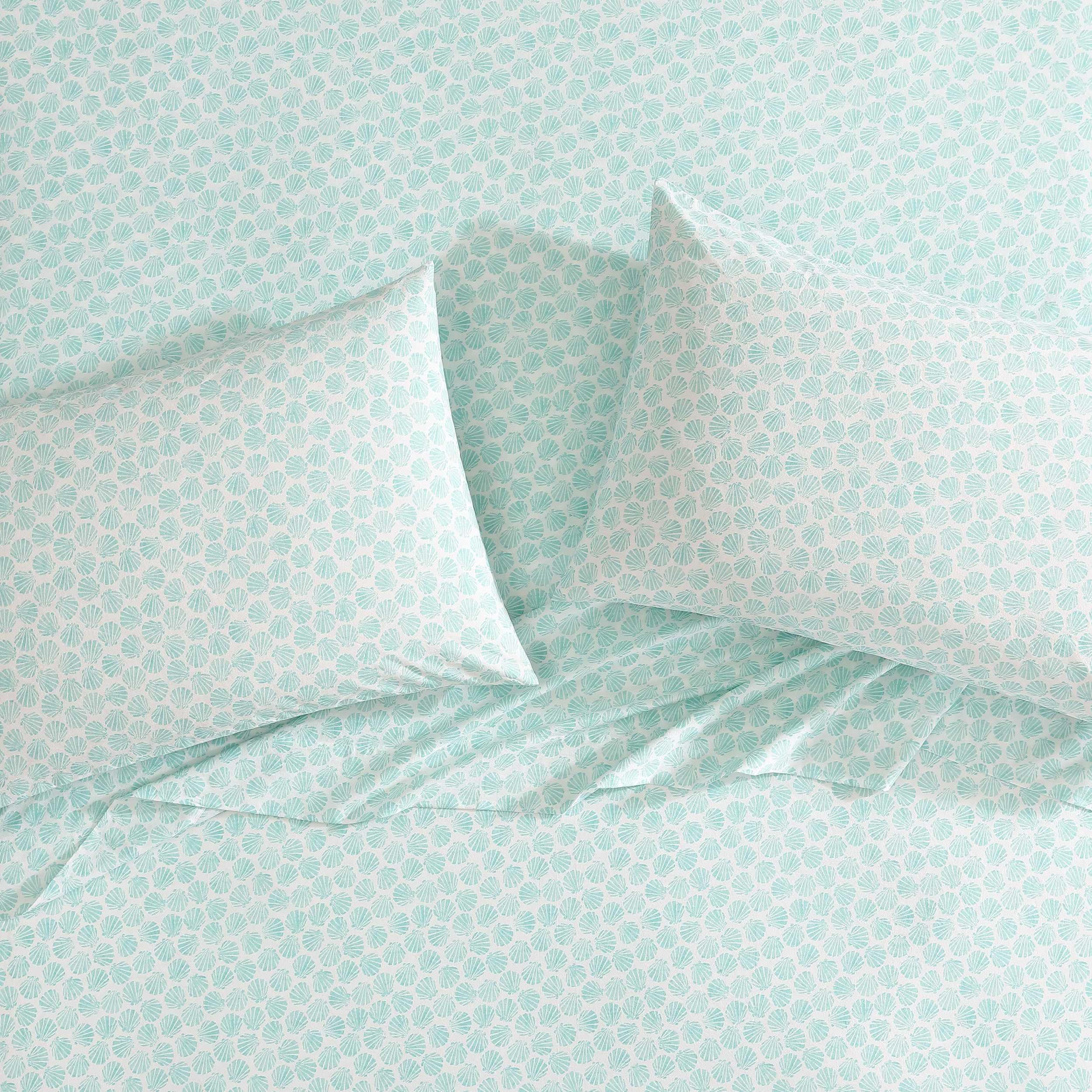 Laura Ashley Home Set di lenzuola per letto king size, in morbido rasatello di cotone, elegante, liscio e traspirante, verde ramo