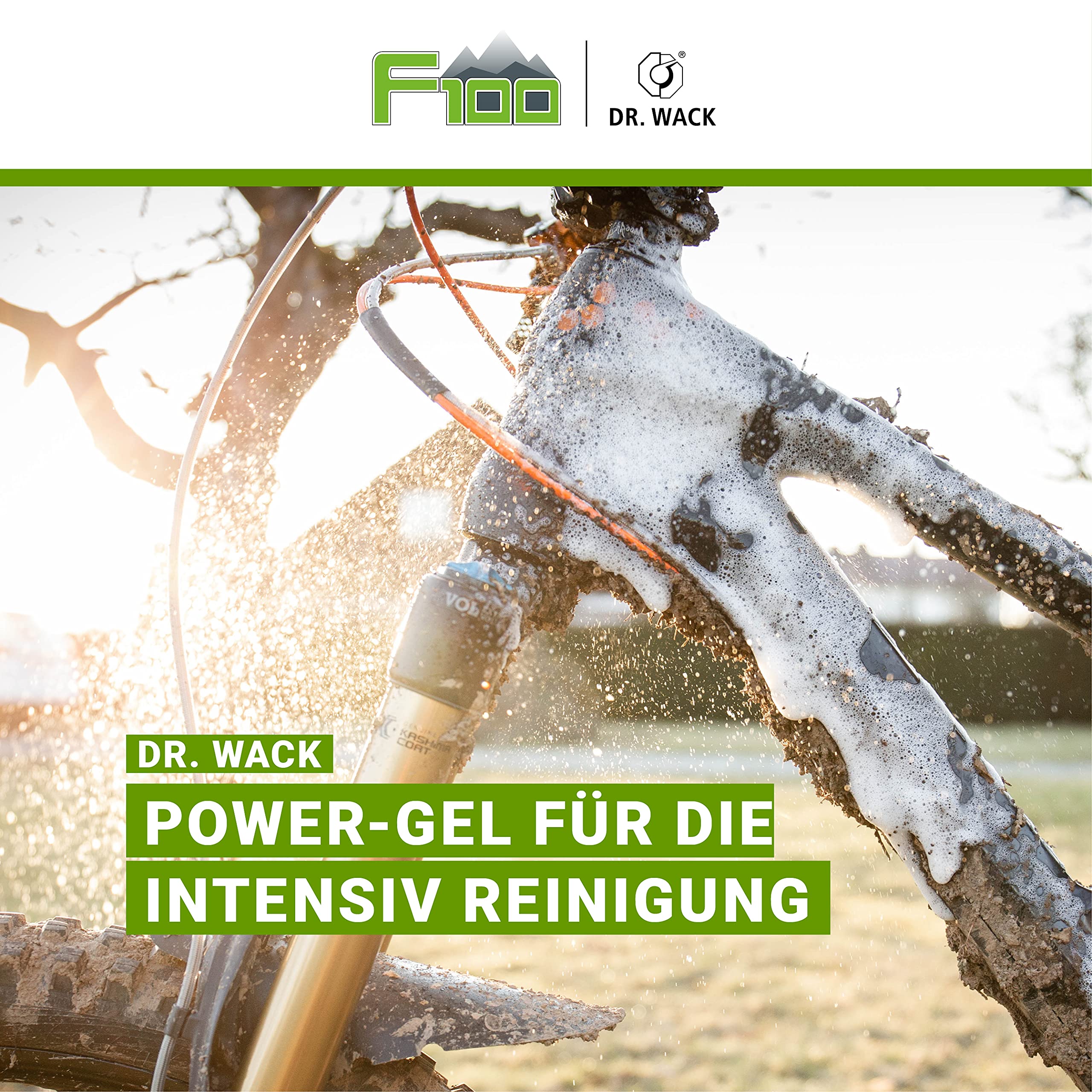 DR. WACK F100 Bio środek czyszczący do rowerów 750 ml – środek czyszczący do całego roweru – ekologiczny środek do pielęgnacji rowerów – spray do czyszczenia biodegradowalny i nie uszkadza materiału –