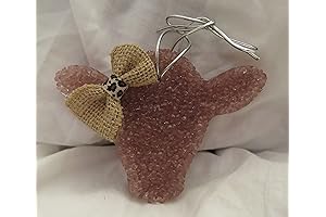 Styles By Tiff Mahogany Teakwood Cow Candle